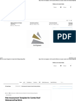 Risk Assessment Template For Combo Roof Waterproofing Work.