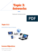 Topic 3: Networks: Network Fundamentals