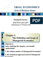 Managerial Economics: An Analysis of Business Issues