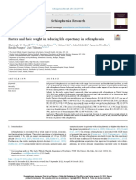 Correll - 22 - Factors and Their Weight in Reducing Life Expectancy in Schizophrenia