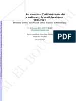 Arithmetiques Exam Nat Nor 2003 2021