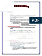 Traitement Du Salaire ( Résumer)