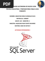 Actividad Integradora Base de Datos