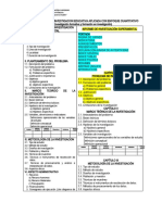 Esquema de Investiagción Experimental