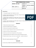 Class 11 Final Paper SET A 2021-22