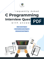 C Interview Questions PDF For Freshers