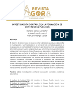 Investigacion Contable en La Formacion de Contadores