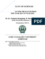 Syllabus MSC FDM