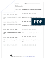 Box and Whisker Plot