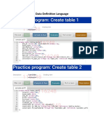 RDBMS Handson Answers