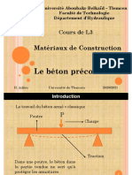 Cours 9 - Le Béton Précontraint