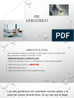 Pie Geriatrico