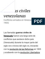 Guerras Civiles Venezolanas - Wikipedia, La Enciclopedia Libre