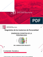 Clase 7 Dimension Cognitiva de La Personalidad y Eval de La Personalidad DSMV