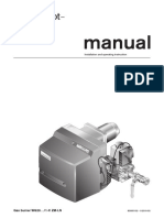 Installation and Operating Instruction: Gas Burner WG20 /1-C ZM-LN