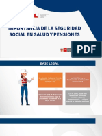 Importancia Seguridad Social en Salud y Pensiones