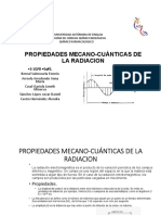 Propiedades Mecanocuanticas de La Radiacion