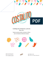 Catálogo EL COSTALITO