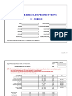 Engine Rebuild Spec - C Series