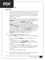 English - Cathedral Prelim Language '23 Solution