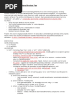 Unincorporated Associations Structure Plan