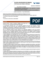 Gabarito Justificado - Direito Do Trabalho