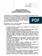 Acta de Entrega y Manual de Buen Uso Exhibidor Torre