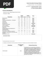 Evaluation Third Grade