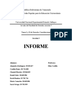 Informe Derecho Constitucional