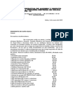 Oficio Listado de Enseres Que Se Va A Rematar 2009 Abril