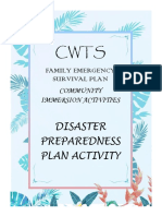 Disaster Preparedness Plan