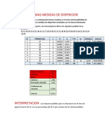 Problemas de Medidas de Dispercion - Deber N° 2