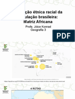 Formação Étnica Racial Da População Brasileira - Matriz Africana