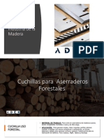 Herramientas para La Industria de La Madera Por Adek. Cuchillas