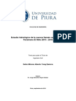 Estudio Hidrologico de La Cuenca Saman Con Base en El Fenomeno Del Niño