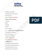 Accounting MCQs With Answer PDF