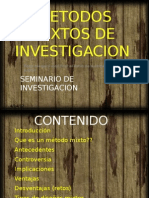 Metodos Mixtos de Investigacion