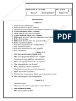 Biology Part I Notes Imp S.Q