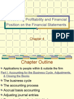 Measuring Profitability and Financial Position On The Financial Statements Chapter 4