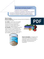 Tipos de Mezclas