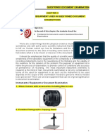 Chapter X Instruments Used in Qquestioned Document Examinations