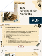 Tape Scrapbook For Marketing XL