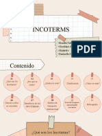 Incoterms: - Bonilla Tafoya María José - Guadiana Antonio German Alejandro - Santaella Zacarias Isaac Jair