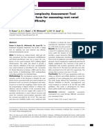 The Endodontic Complexity Assessment Tool - E-CAT - 2021