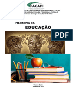 Apostila - Produzida - Filosofia Da Educação