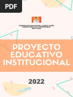 Proyecto Educativo Institucional 2022