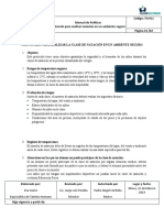 Protocolo para Realizar La Clase de Natación en Un Ambiente Seguro