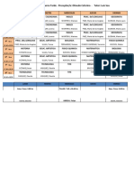 Horarios Clases 2022 Unico