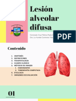 Lesiones Alveolares Difusas