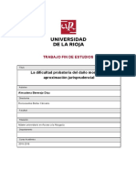 Dificultad Probatoria Del Daño Moral